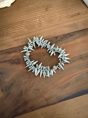 Silver Spike Stretch Bracelet - Stella & Dot